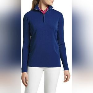 Peter Millar golf half zip premium blend pullover performance pullover Size L